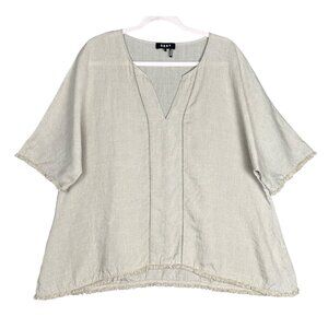 DKNY Light Gray Blouse
